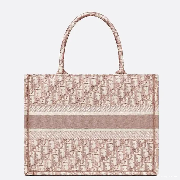 Cheap Dior Oblique Pink Book Tote Motif Canvas 0616 Luxury